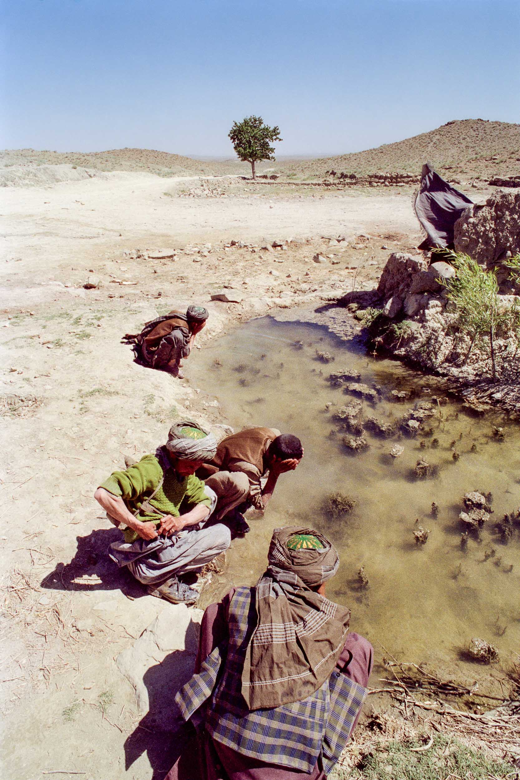 Water stop, Afghanistan 1988