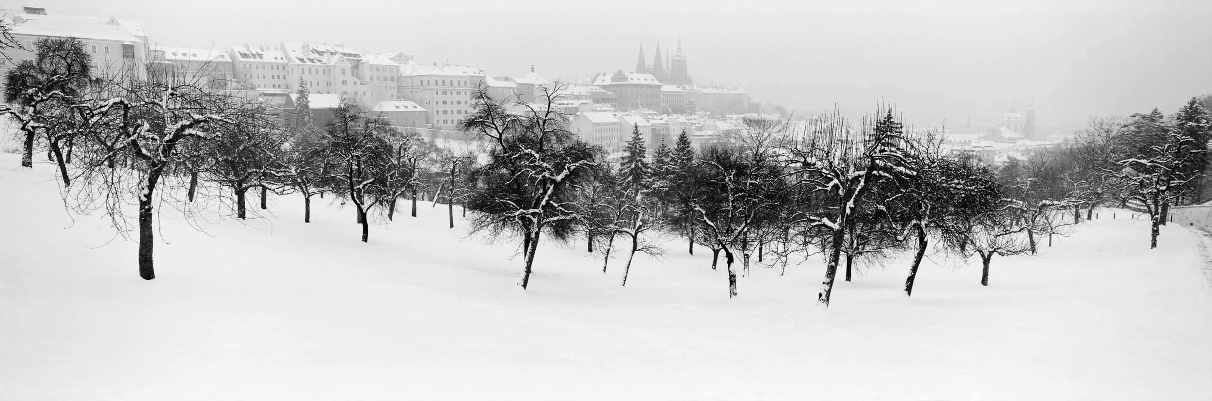  Hradcany Castle Snowfall, Prague